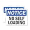Signmission No Self Loading, 10 in W x Rectangle, Plastic OS-2PACK-NS-P-710-L-14788 - alternate 1